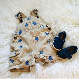 Turtle Overalls with Toms Shoes Bundle